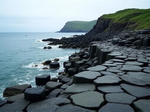 The unique basalt columns of the Giant's Causeway